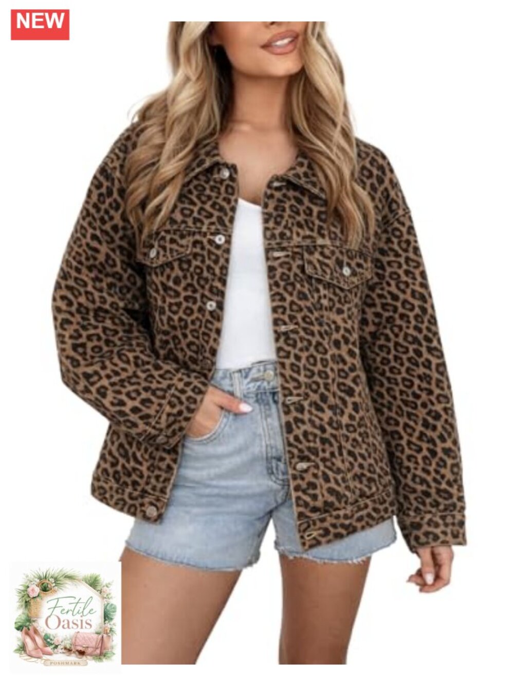 Oversized Long Denim Jacket Women Casual Button Down Trucker Shacket Fall Coat